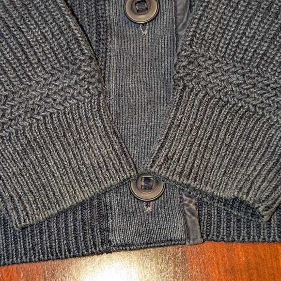 Men's Orvis button up shawl collar cardigan sweater, size M - Picture 4 of 9